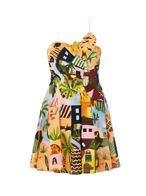 Tropical Painting Dress FARM RIO | 358883TROPICALPAINTING26098